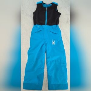 Spyder Black and Blue Ski Pants